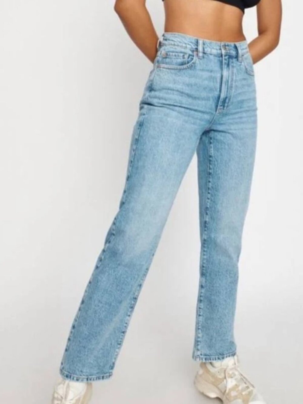 Garage Vintage Straight light wash jeans, size 3 (26)